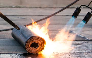 Dunloy asphalt flat roofing repairs